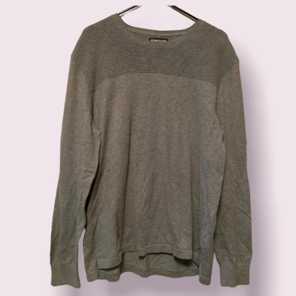 Kenneth Cole New York XL Gray Cashmere Blend Pullover Sweater
